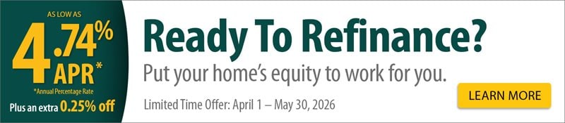 Ready to refinance? Put your home equity to work for you.