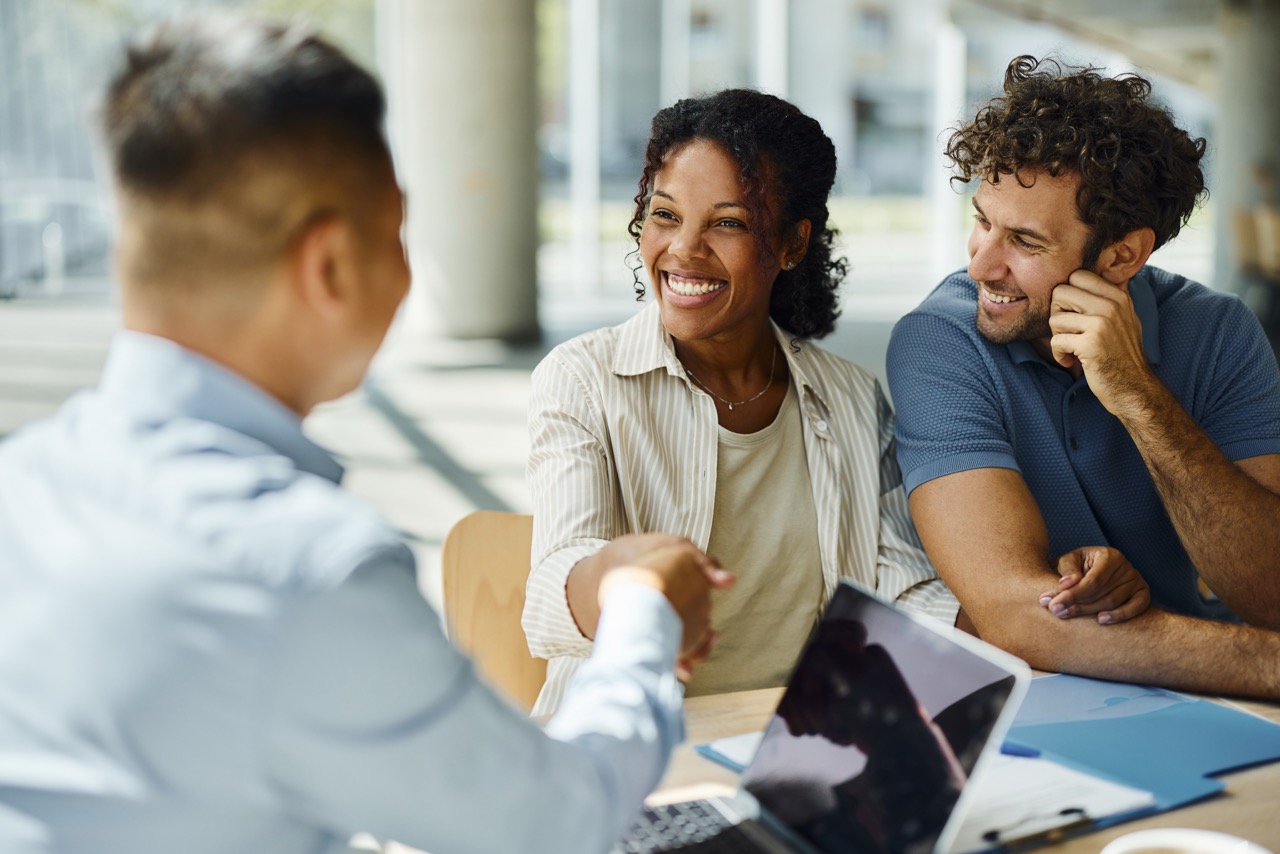 Member reviewing used car loan options