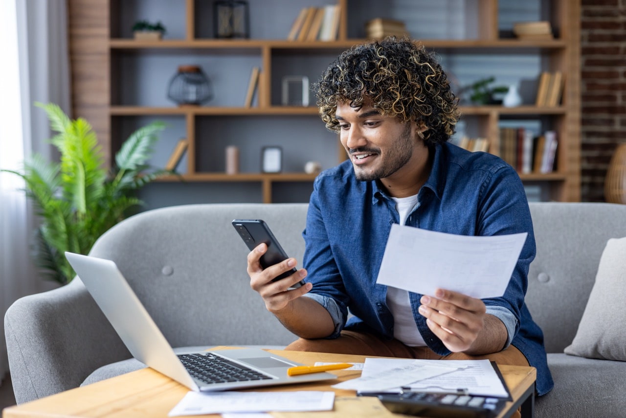 Member reviewing car refinance options