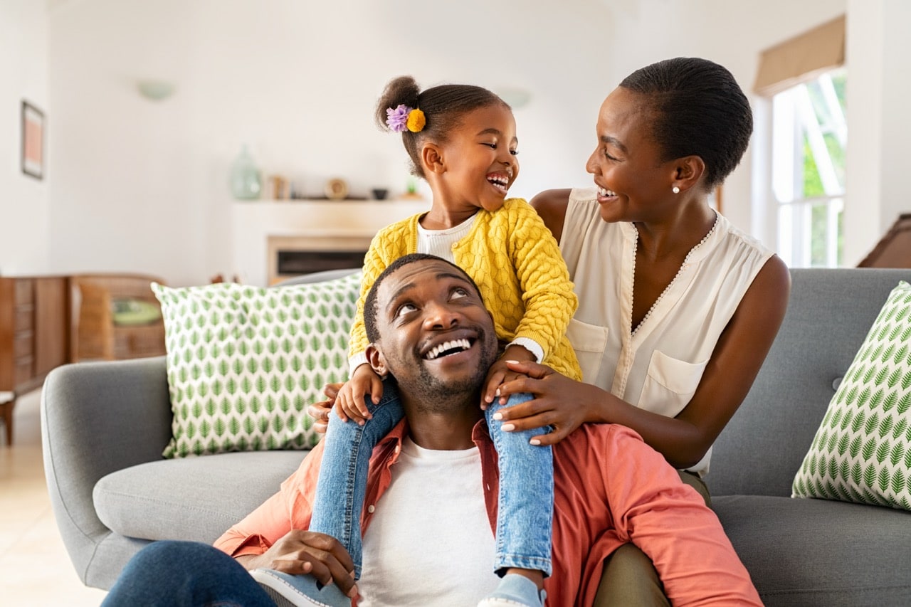 Couple reviewing home equity options together